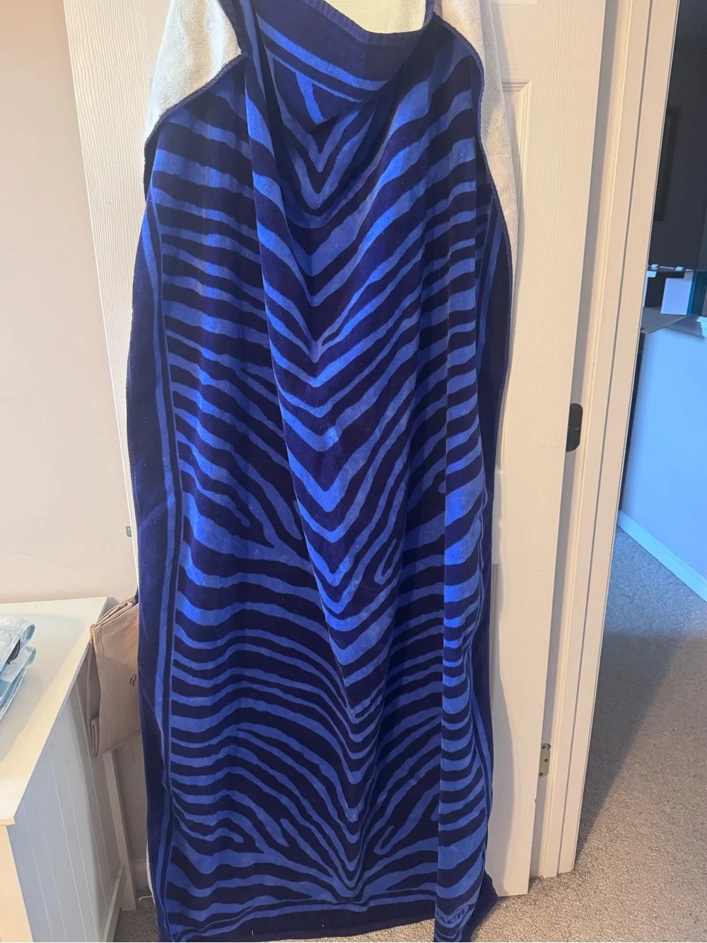 COACH Zebra Stripe Beach Towel
